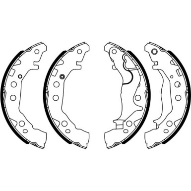 BOSCH | Bremsbackensatz | 0 986 487 953 BOSCH | Bremsbackensatz | 0 986 487 953