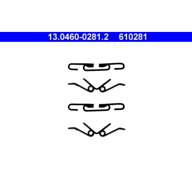 ATE | Zubehörsatz, Scheibenbremsbelag | 13.0460-0281.2