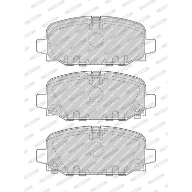 FDB5049 Bremsbelagsatz, Scheibenbremse PREMIER