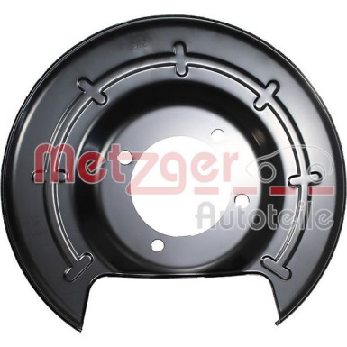 Metzger | Spritzblech, Bremsscheibe | 6115581