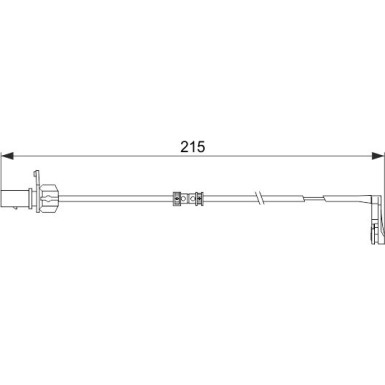 1 987 474 489 Warnkontakt, Bremsbelagverschleiß