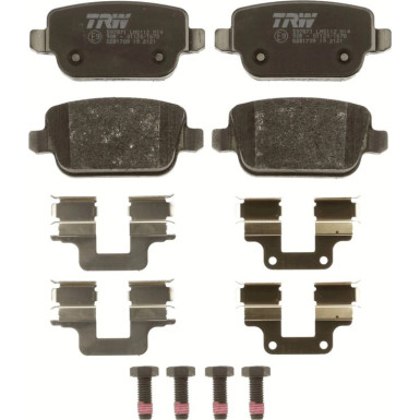 TRW Bremsbelagsatz, Scheibenbremse COTEC GDB1709