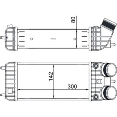 Mahle | Ladeluftkühler | CI 418 000S