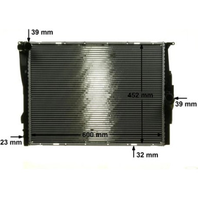 CR 1090 000P Kühler, Motorkühlung BEHR *** PREMIUM LINE ***