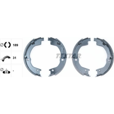 91079600 Bremsbackensatz, Feststellbremse