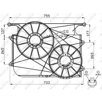 47535 Lüfter, Motorkühlung