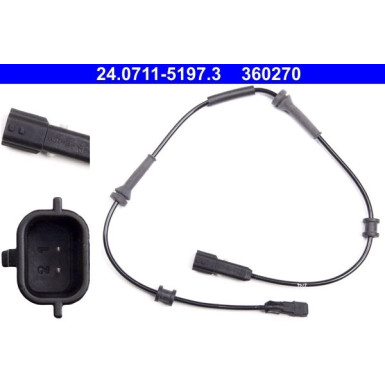 24.0711-5197.3 Sensor, Raddrehzahl