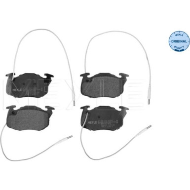 Meyle Bremsbelagsatz, Scheibenbremse MEYLE-ORIGINAL: True to OE 025 214 1418/W