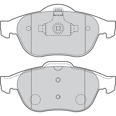 Valeo Bremsbelagsatz, Scheibenbremse ESSENTIAL 302221