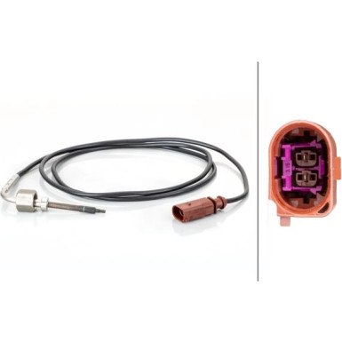 Hella | Sensor, Abgastemperatur | 6PT 014 494-551