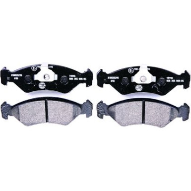 Hella | Bremsbelagsatz, Scheibenbremse | 8DB 355 008-051