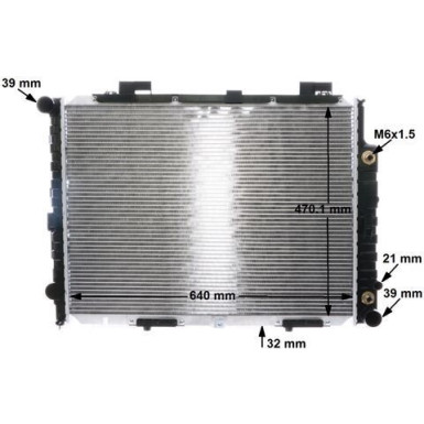 Mahle | Kühler, Motorkühlung | CR 2204 001S