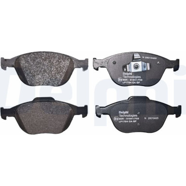 LP1724 Bremsbelagsatz, Scheibenbremse