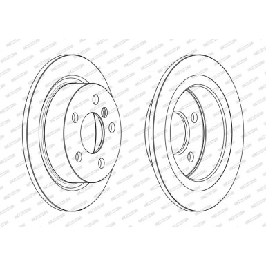 Ferodo | Bremsscheibe | DDF2656C