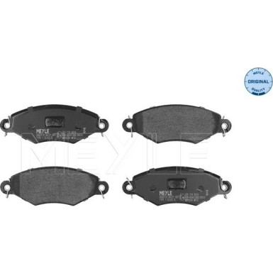025 219 8018 Bremsbelagsatz, Scheibenbremse MEYLE-ORIGINAL: True to OE.