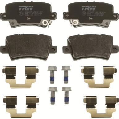 TRW Bremsbelagsatz, Scheibenbremse COTEC GDB3408