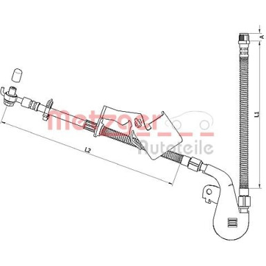 4110809 Bremsschlauch