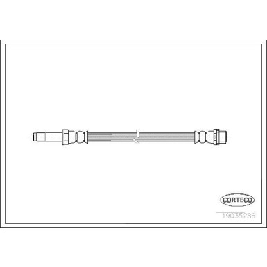 Corteco | Bremsschlauch | 19035286