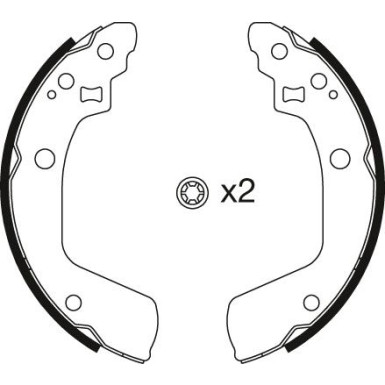 GS8793 Bremsbackensatz GS8793 Bremsbackensatz