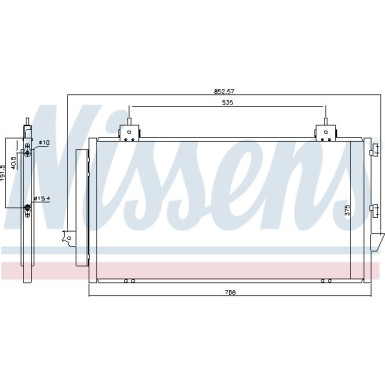 94741 Kondensator, Klimaanlage ** FIRST FIT ** 94741 Kondensator, Klimaanlage ** FIRST FIT **