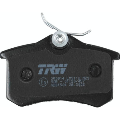 TRW | Bremsbelagsatz, Scheibenbremse | GDB1504