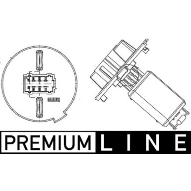 ABR 57 000P Widerstand, Innenraumgebläse BEHR *** PREMIUM LINE ***