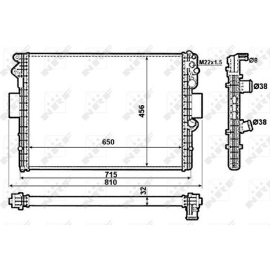 53612 Kühler, Motorkühlung
