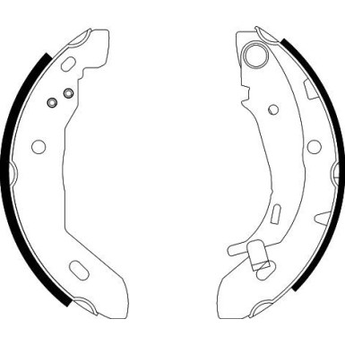 8DB 355 002-251 Bremsbackensatz