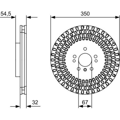 BOSCH | Bremsscheibe | 0 986 479 D09