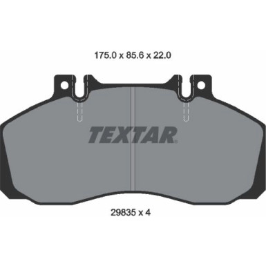 2983506 Bremsbelagsatz, Scheibenbremse