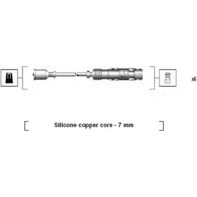 941455010942 Zündleitungssatz 941455010942 Zündleitungssatz