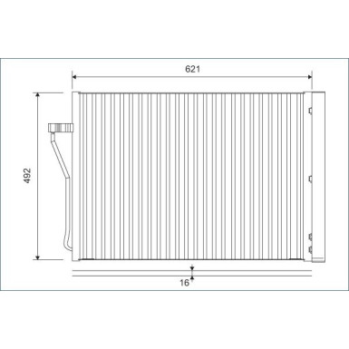 812879 Kondensator, Klimaanlage