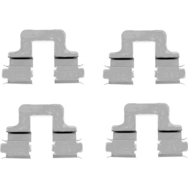 1 987 474 314 Zubehörsatz, Scheibenbremsbelag