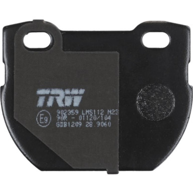 TRW Bremsbelagsatz, Scheibenbremse COTEC GDB1209