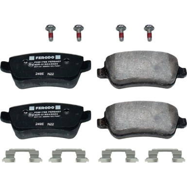 Ferodo | Bremsbelagsatz, Scheibenbremse | FDB1798