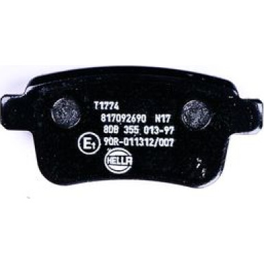 Hella | Bremsbelagsatz, Scheibenbremse | 8DB 355 013-971