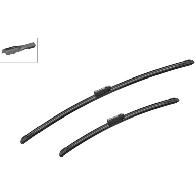 Scheibenwischer BOSCH Aerotwin für GOLF VIII A863S + A252H Vorne und Hinten (3 397 007 863 + 3 397 016 826)