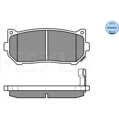 025 234 5513/W Bremsbelagsatz, Scheibenbremse MEYLE-ORIGINAL: True to OE.