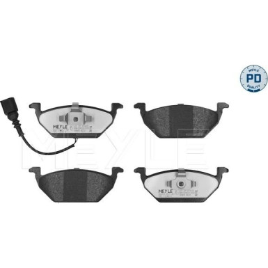 025 231 3119/PD Bremsbelagsatz, Scheibenbremse MEYLE-PD: Advanced performance and design.