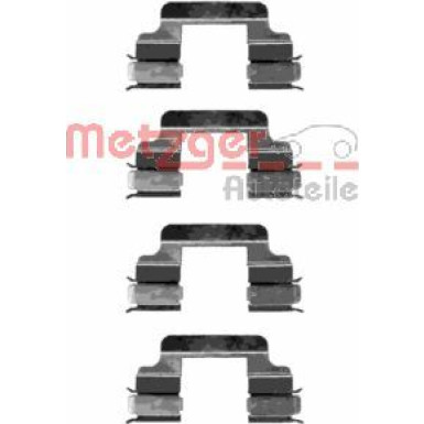 109-1230 Zubehörsatz, Scheibenbremsbelag
