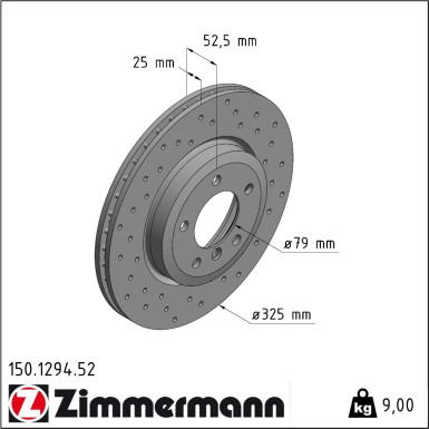 150.1294.52 Bremsscheibe SPORT Z