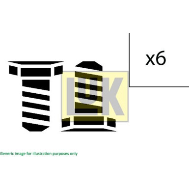 411 0255 10 Schraubensatz, Schwungrad