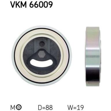 VKM 66009 Spannrolle, Keilrippenriemen
