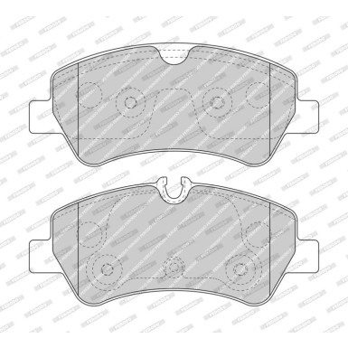 FVR5076 Bremsbelagsatz, Scheibenbremse PREMIER