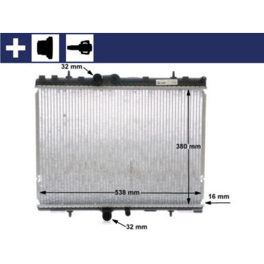 CR 1501 000S Kühler, Motorkühlung BEHR