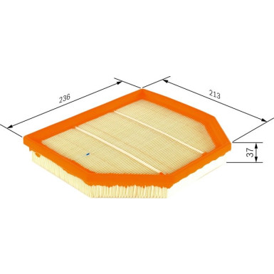 BOSCH F 026 400 508 Luftfilter BOSCH F 026 400 508 Luftfilter