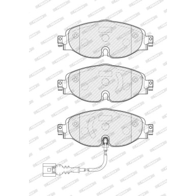 FDB4433 Bremsbelagsatz, Scheibenbremse PREMIER ECO FRICTION