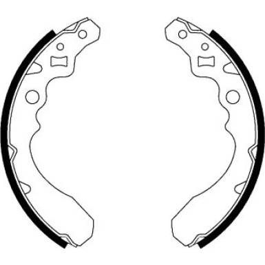 Hella | Bremsbackensatz | 8DB 355 001-121