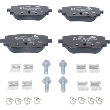 13.0470-3885.2 Bremsbelagsatz, Scheibenbremse ATE Ceramic