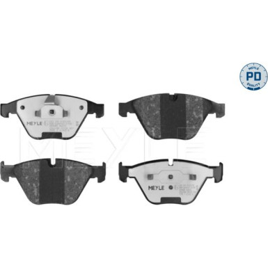 Meyle Bremsbelagsatz, Scheibenbremse MEYLE-PD: Advanced performance and design 025 241 6120/PD